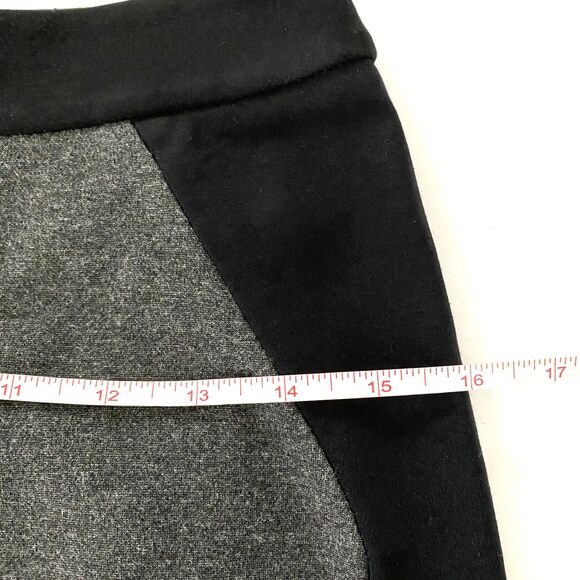 Ann Taylor Loft Colorblock Stretch Pencil Skirt Invisible Zip Office Chic Sz 2 - Picture 6 of 7